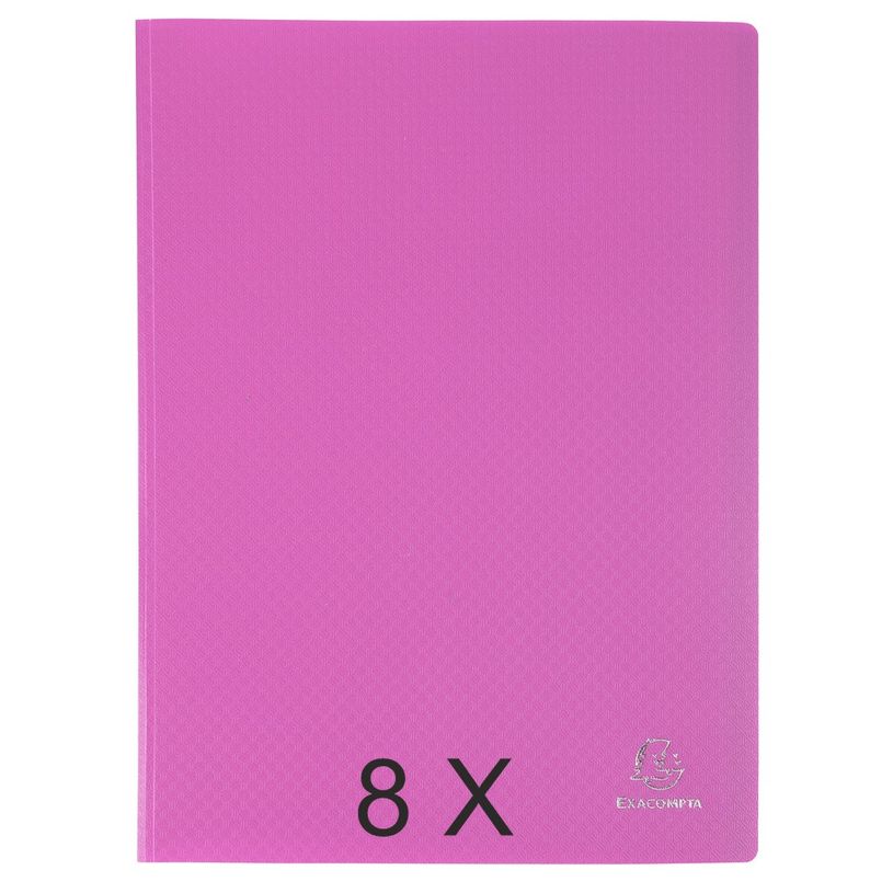 3130632888275-Exacompta Opak - 8 Porte vues - 160 vues - A4 - rose-P_400011756_1-0