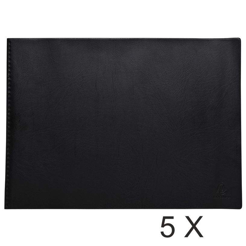 3130632883300-Exacompta Vega Opaque - 5 Porte vues - 40 vues - A3 - noir-P_400011768_2-0