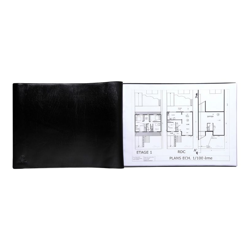 3130632883300-Exacompta Vega Opaque - 5 Porte vues - 40 vues - A3 - noir-P_400011768_3-1