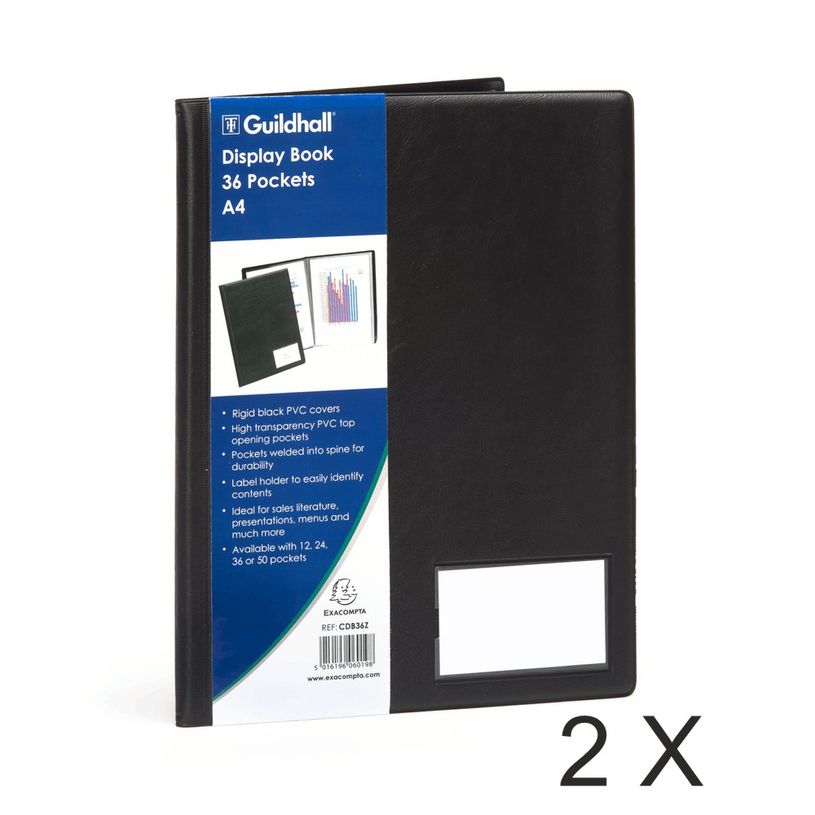 5019380100687-Exacompta Goldline - 2 Porte vues premium PVC - 72 vues - A4 - noir-P_400011771_1-0