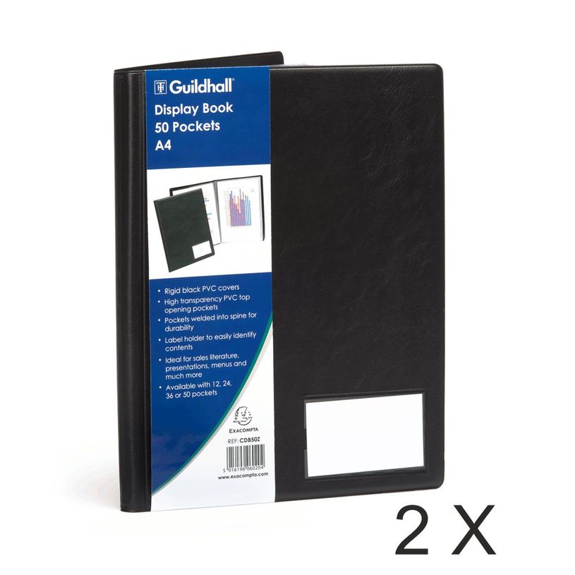 5019380100694-Exacompta Goldline - 2 Porte vues premium PVC - 100 vues - A4 - noir-P_400011772_2-0