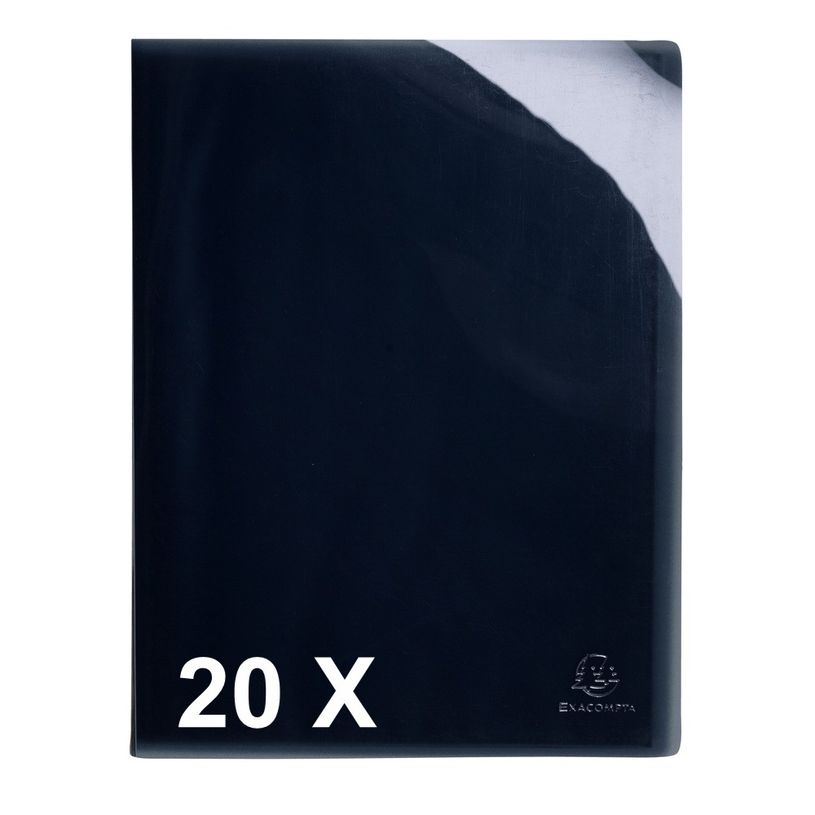 3130635856714-Exacompta Iderama - 20 Porte vues - 40 vues - A4 - noir-P_400011788_1-0