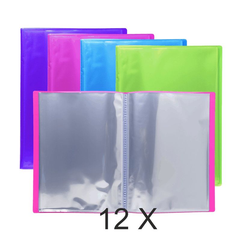 3130632867706-Exacompta Iderama - 12 Porte vues - 60 vues - A4 - couleurs assorties-P_400011794_1-0