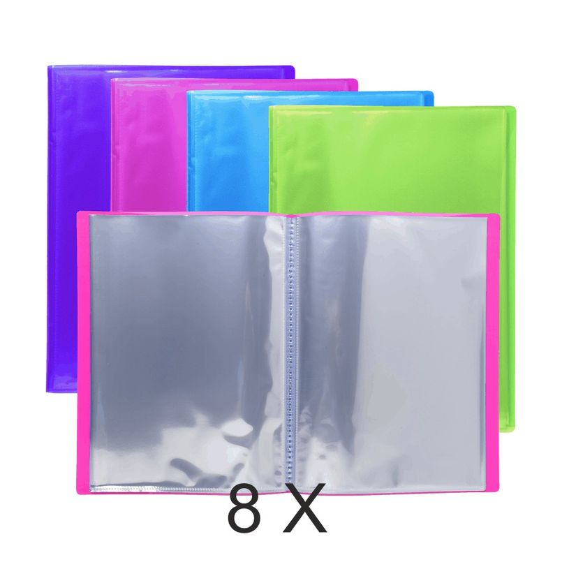 3130632852801-Exacompta Iderama - 8 Porte vues - 120 vues - A4 - couleurs assorties-P_400011797_1-0