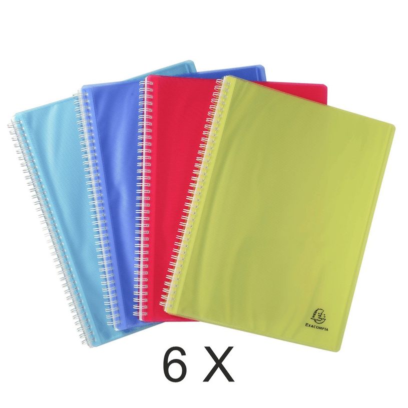 3130631561728-Exacompta Linicolor - 6 Porte vues réversibles - 60 vues - A4 - couleurs assorties-P_400011798_1-0