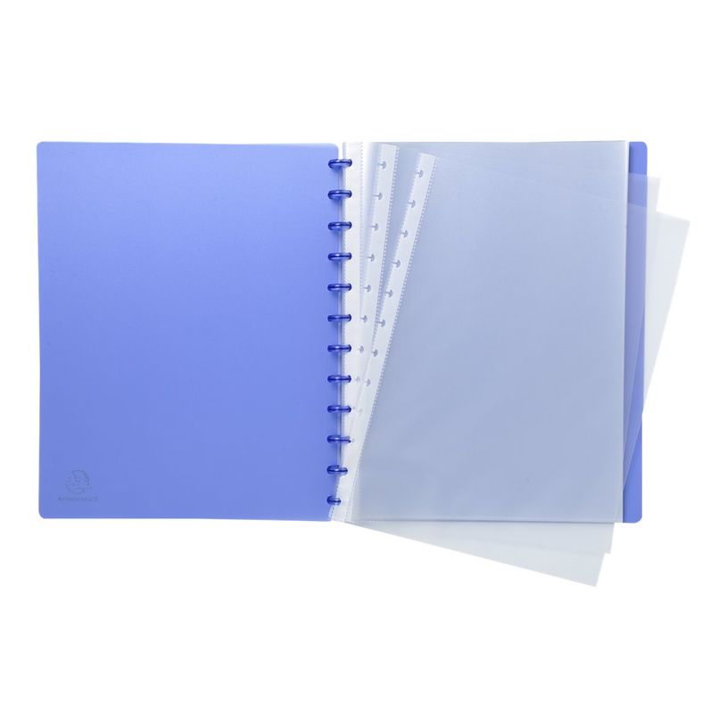 3130632863524-Exacompta - 4 Porte vues à pochettes amovibles - 60 vues - A4 - bleu transparent-P_400011803_3-1