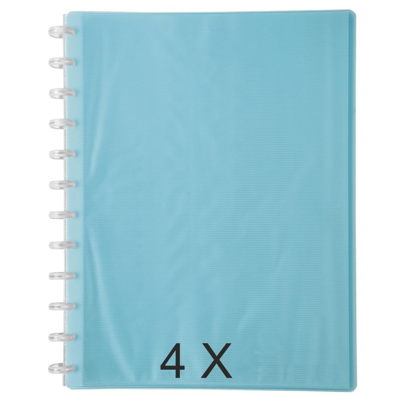 3130631562770-Exacompta Linicolor - 4 Porte vues réversibles - 40 vues - A4 - couleurs assorties-P_400011810_1-0