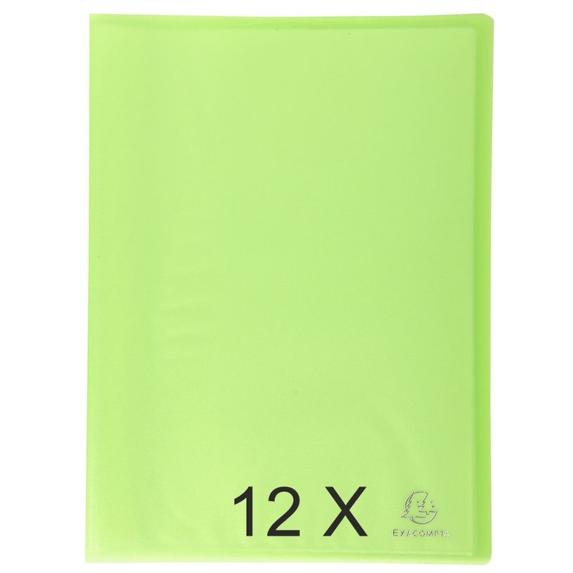 3130632853631-Exacompta Chromaline - 12 Porte vues - 60 vues - A4 - vert-P_400011817_1-0