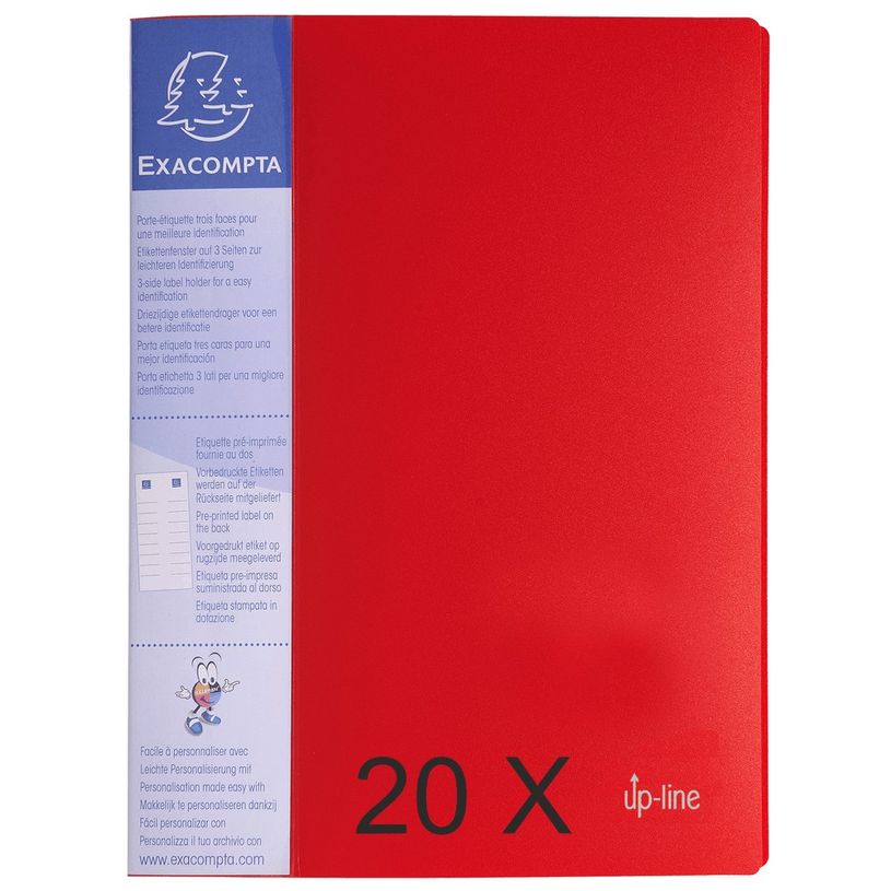 3130632882051-Exacompta Up-Line - 20 Porte vues - 40 vues - A4 - rouge-P_400011828_1-0
