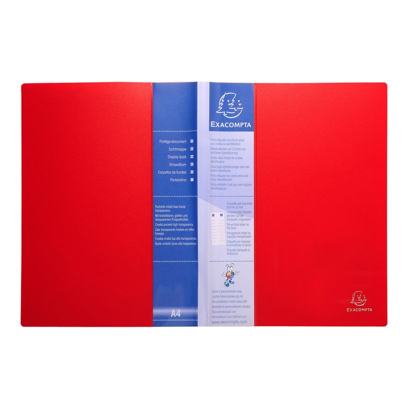 3130632882051-Exacompta Up-Line - 20 Porte vues - 40 vues - A4 - rouge-P_400011828_2-1