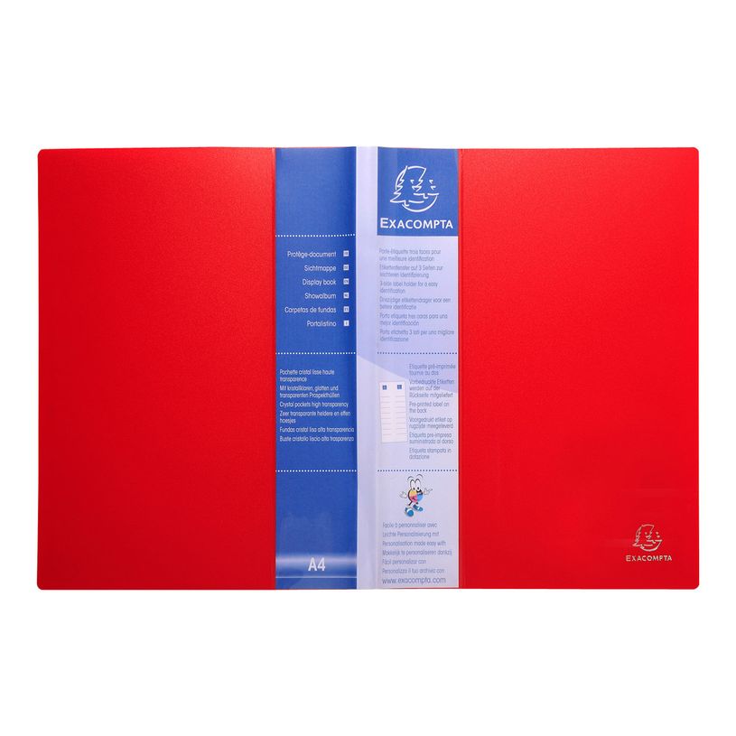 3130632884055-Exacompta Up-Line - 12 Porte vues - 80 vues - A4 - rouge-P_400011833_2-1