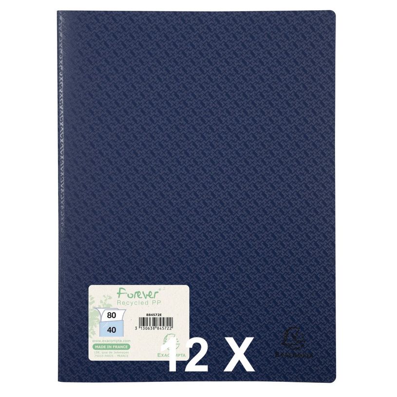 3130634884572-Exacompta Forever - 12 Porte vues - 80 vues - A4 - bleu-P_400011836_1-0