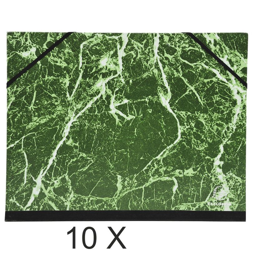 3141879006285-Exacompta - 10 Cartons à dessin à élastiques - 28 x 38 cm - papier marbré-P_400011852_1-0