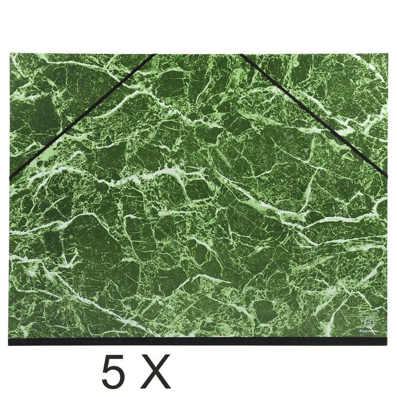 3141879006513-Exacompta - 5 Cartons à dessin à élastiques - 52 x 67 cm - papier marbré-P_400011855_1-0