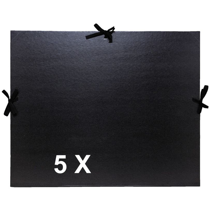 3130631257386-Exacompta - 5 Cartons à dessin - 32 x 45 cm - kraft - fermeture par cordons-P_400011858_1-0