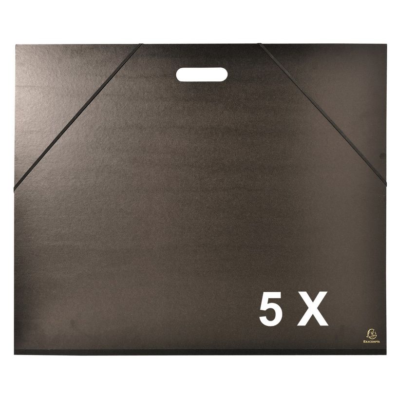 3130634548900-Exacompta - 5 Cartons à dessin à élastiques et poignée - 59 x 72 cm - kraft-P_400011870_1-0