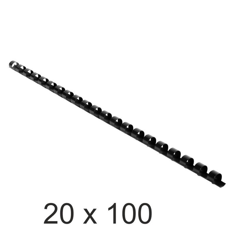 3130632752019-Exacompta - 20 Boîtes de 100 anneaux de reliure en plastique - 8 mm - noir-P_400011905_1-0