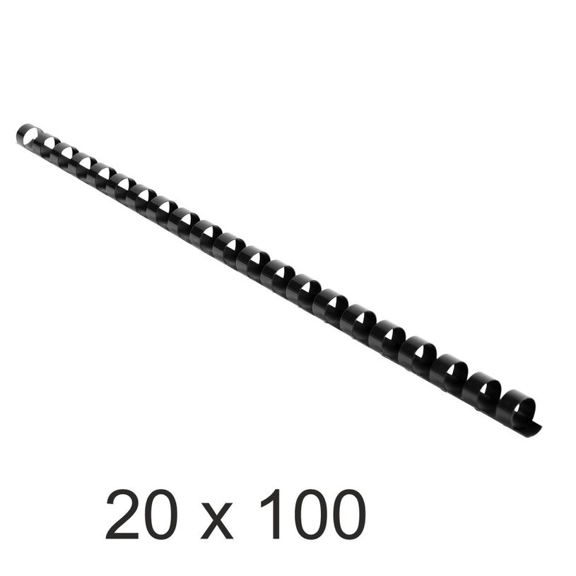 3130632753016-Exacompta - 20 Boîtes de 100 anneaux de reliure en plastique - 10 mm - noir-P_400011908_1-0