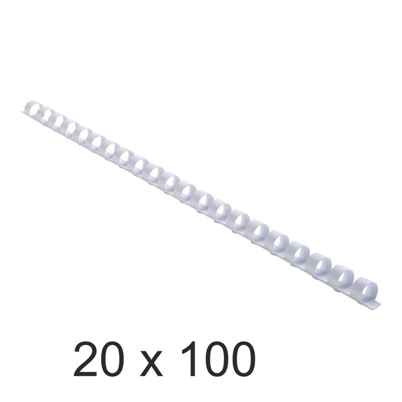 3130632753009-Exacompta - 20 Boîtes de 100 anneaux de reliure en plastique - 10 mm - blanc-P_400011909_1-0