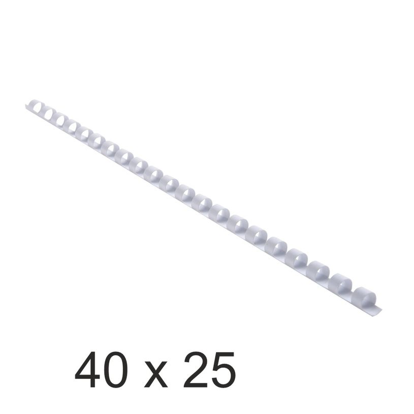 3130632762001-Exacompta - 40 Boîtes de 25 anneaux de reliure en plastique - 8 mm - blanc-P_400011923_1-0