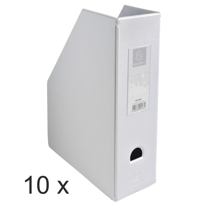 3130632901660-Exacompta - 10 Porte-revues polypro - dos 100 mm - blanc - livrés à plat-P_400011939_1-0
