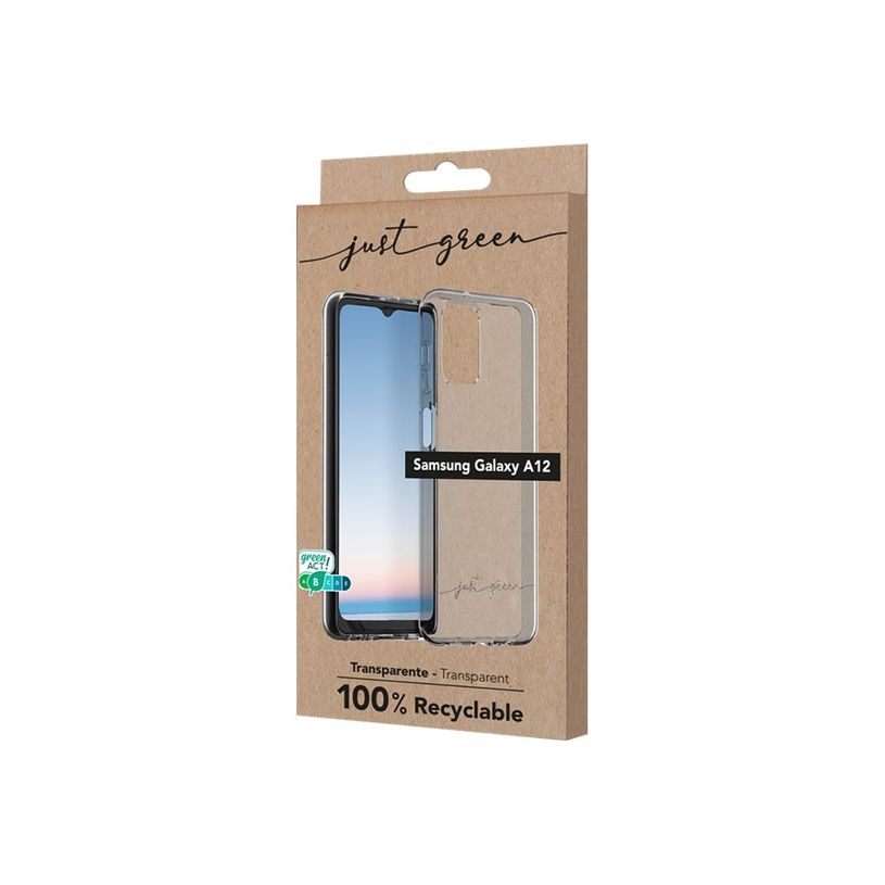 3571211451310-Just Green - Coque de protection pour Samsung Galaxy A12 - transparente-P_400011954_5-4