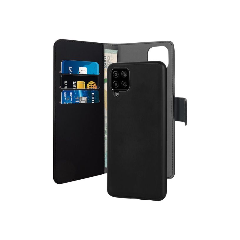 8033830299810-Puro 2in1 - Etui Folio coque magnétique pour Samsung Galaxy A12 - noir-P_400011963_1-1