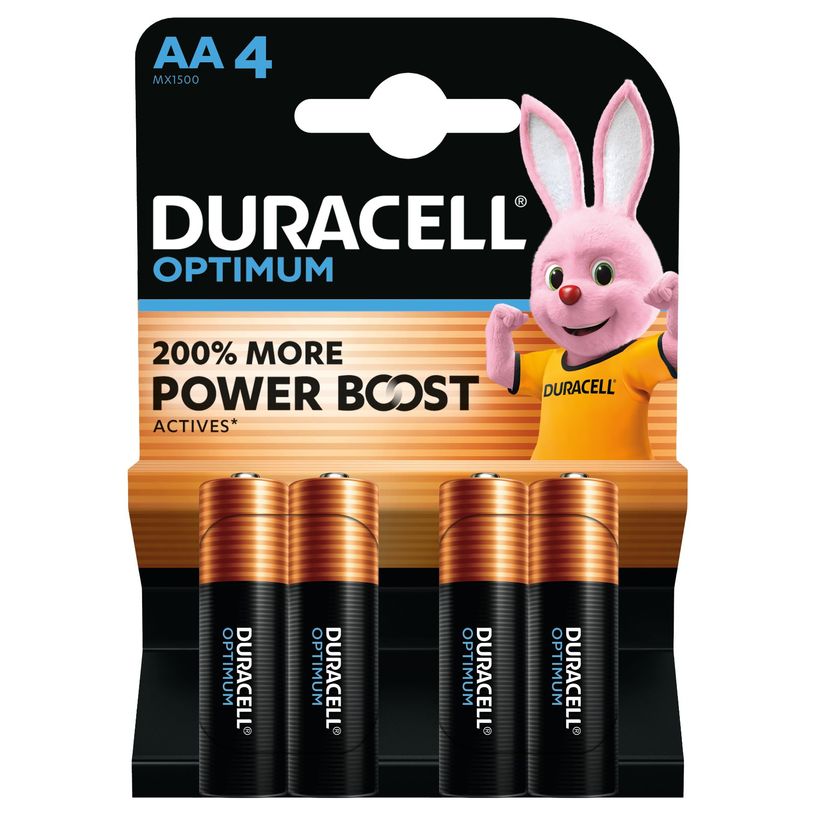 5000394137486-DURACELL Optimium - 4 piles alcalines - AA LR06--0