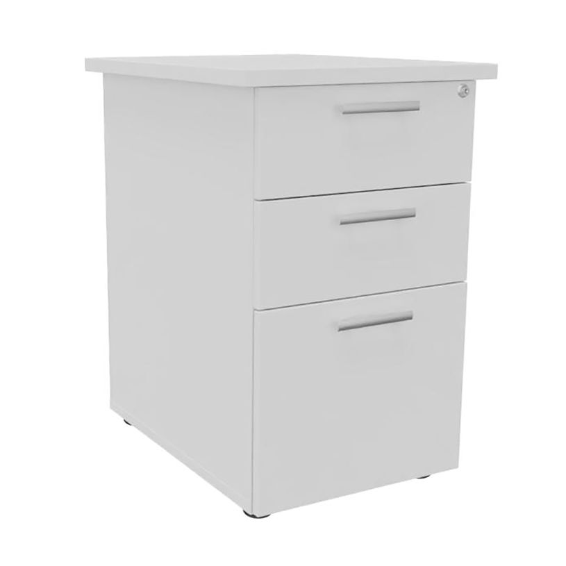 0404000124658-Caisson bout de bureau EXPRIM/LOFTER - L47 x P60 cm - Blanc--0