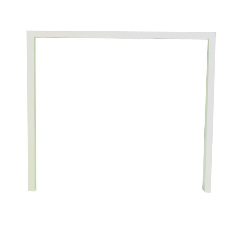 0404000121466-Bureau simple IRIS - L180 cm - Plan suivant - Pieds blanc - plateau Blanc perle-P_400012146_3-2