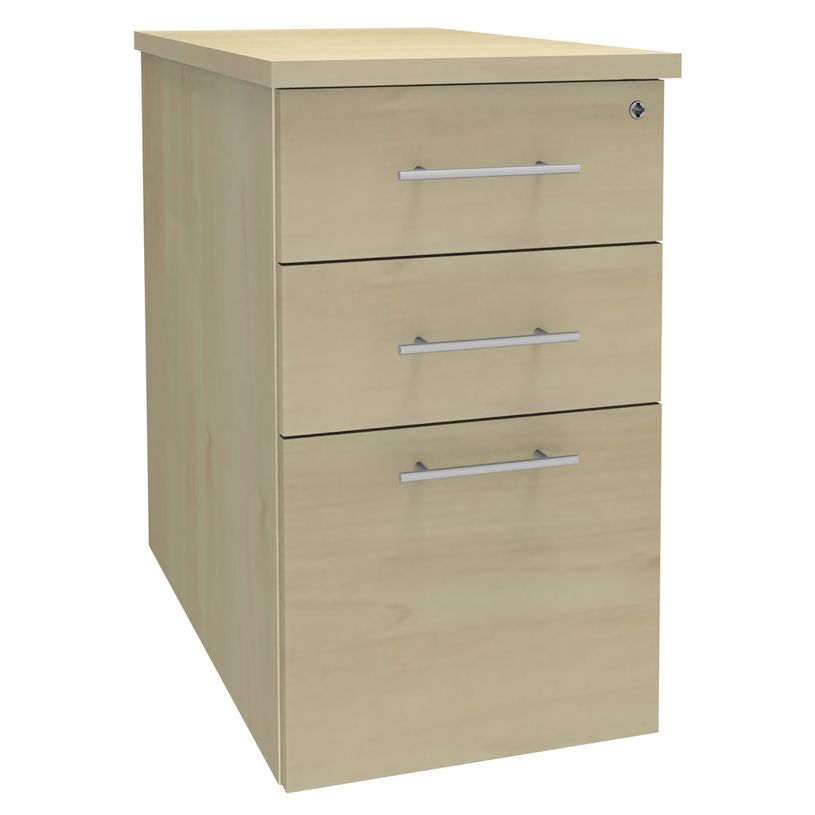 0404000124399-Caisson bout de bureau IRIS - L43 x P80 cm - imitation Erable-P_400012439_1-0