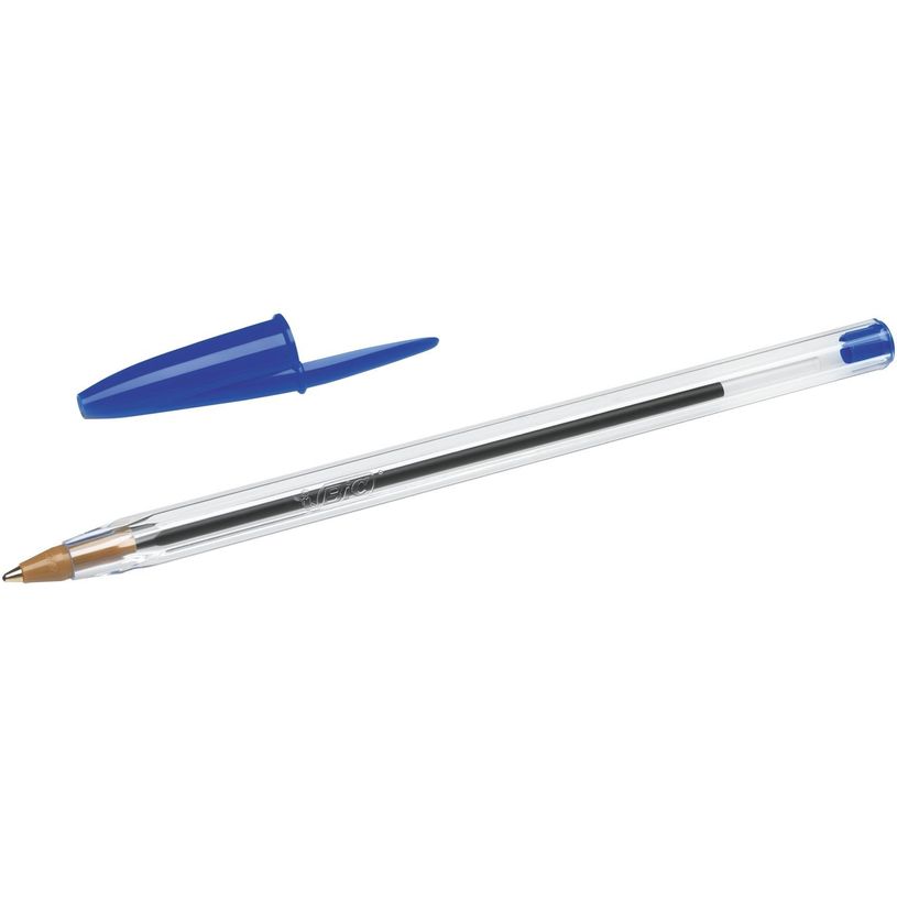 0404000125136-BIC Cristal Spécial 70 ans - 50 Stylos à bille - bleu - 1 mm - pointe moyenne - pack col-P_400012513_2-1