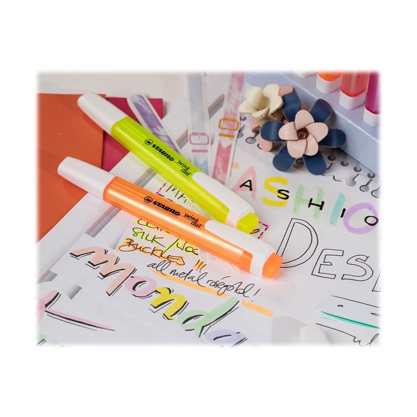 4006381565998-STABILO swing cool Fashion Edition by Marina Hoermanseder - Chevalet de 18 surligneurs - c-P_400012514_3-3