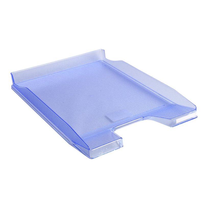 9002493014367-Exacompta COMBO MINI - 10 Corbeilles à courrier bleu glacé translucide-P_400012528_1-0