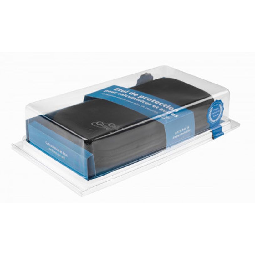 4250952526097-CalcCase - Etui de protection pour calculatrice - médium - 18x8,3 cm - noir--5
