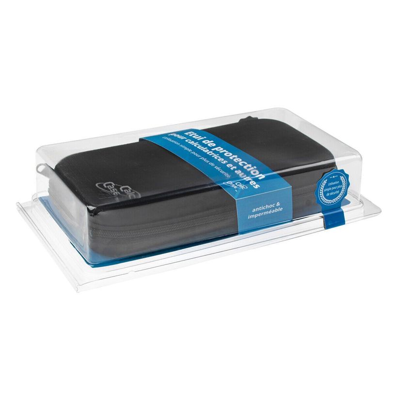 4250952526080-CalcCase - Etui de protection pour calculatrice - XL - 19,5x9,5 cm - noir--3