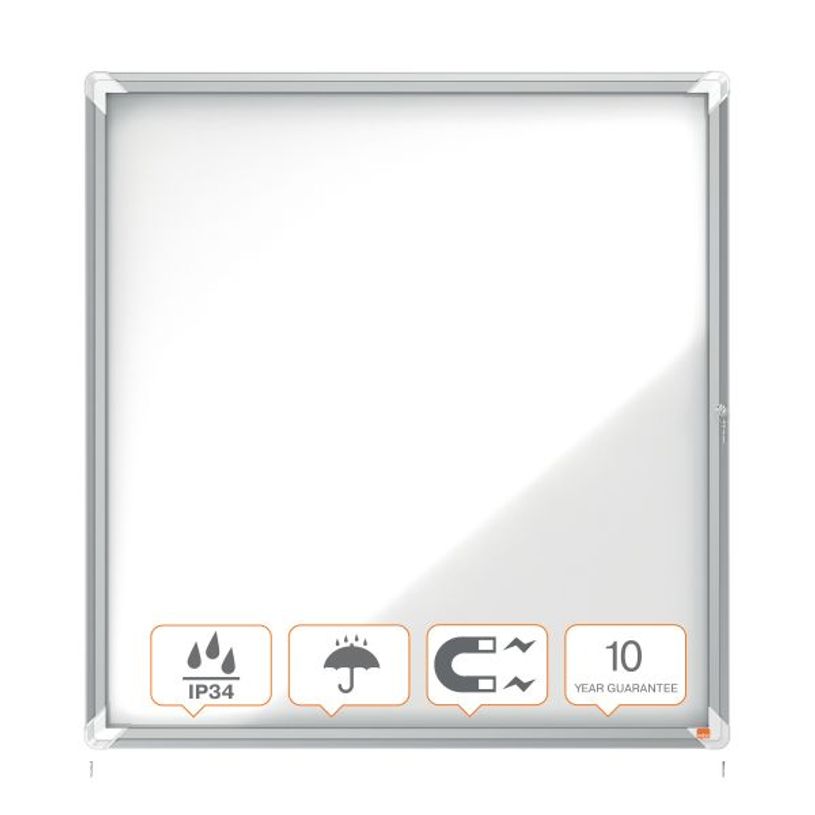 5028252064071-Nobo - Vitrine extérieure - 12 feuilles A4 - Surface magnétique - porte battante - 92,3 x 96,9 x 4,3 --2