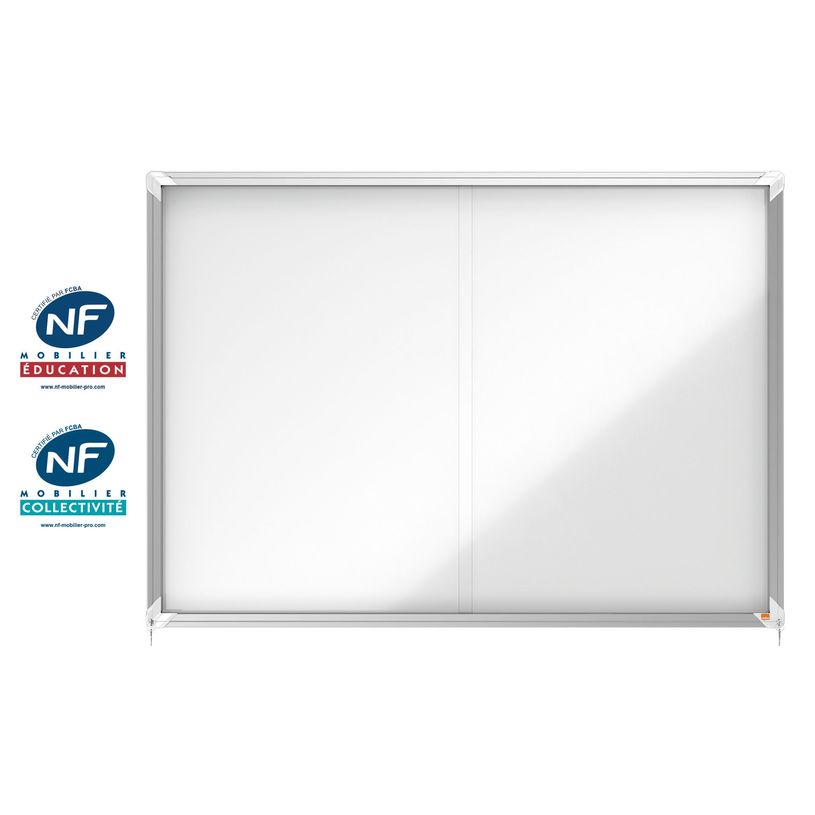 5028252063753-Nobo - Vitrine d'affichage - 18 feuilles A4 - surface magnetique - porte coulissante - 135,2 x 96,7 x 6--0