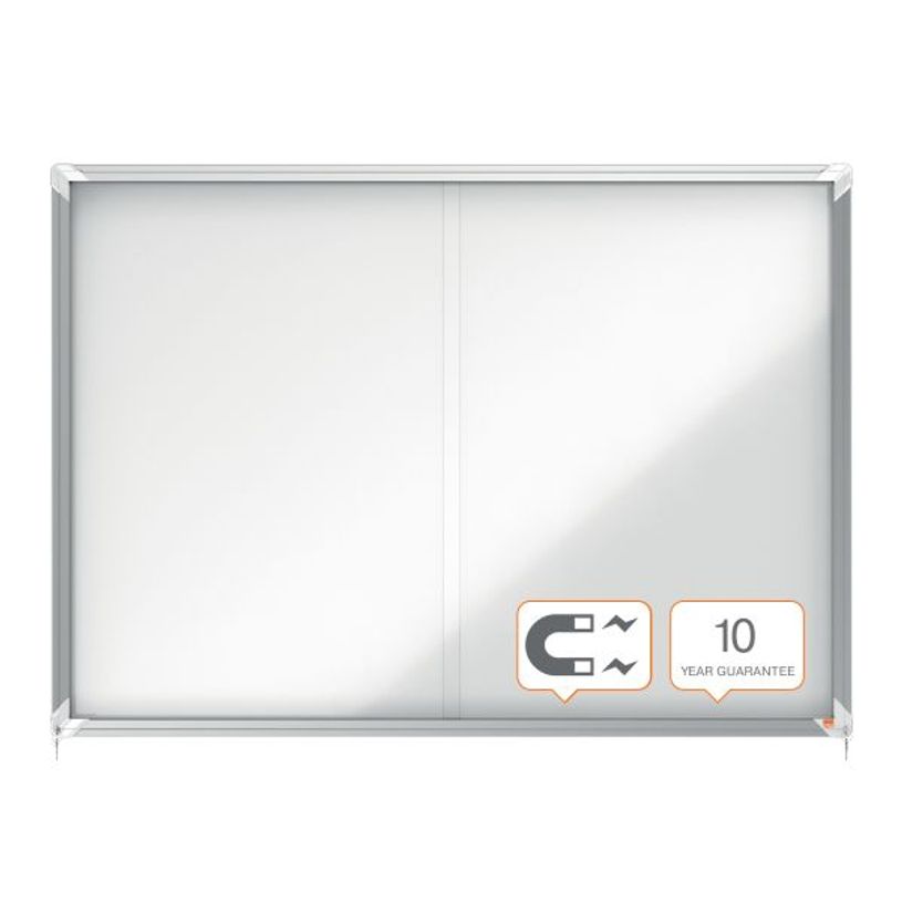 5028252063753-Nobo - Vitrine d'affichage - 18 feuilles A4 - surface magnetique - porte coulissante - 135,2 x 96,7 x 6--3