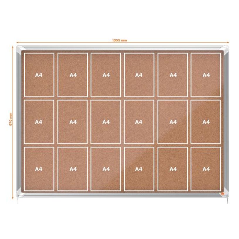 5028252063746-Nobo - Vitrine d'affichage - 18 feuilles A4 - surface liege - porte coulissante - 135,2 x 96,7 x 6,3 cm--2