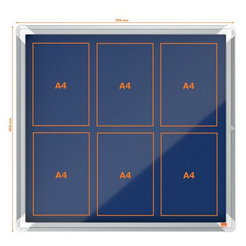 5028252063944-Nobo - Vitrine d'affichage - 6 feuilles A4 - surface en feutre bleu - porte battante - 70,8 x 66,7 x 4,--2