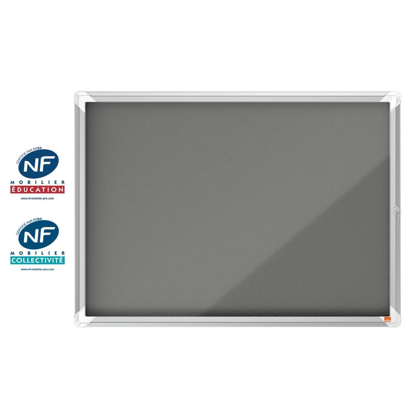 5028252611510-Nobo - Vitrine d'affichage - 8 feuilles A4 - surface en feutre gris - porte battante - 92,3 x 66,7 x 4,--0