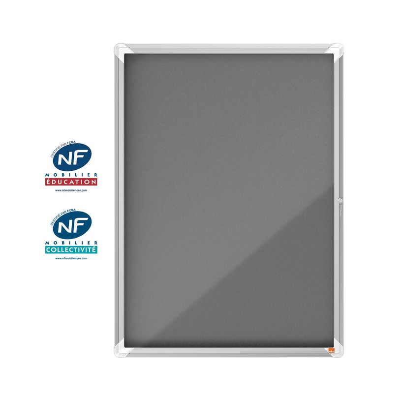 5028252611527-Nobo - Vitrine d'affichage - 9 feuilles A4 - surface en feutre gris - porte battante - 70,8 x 96,9 x 4,--0