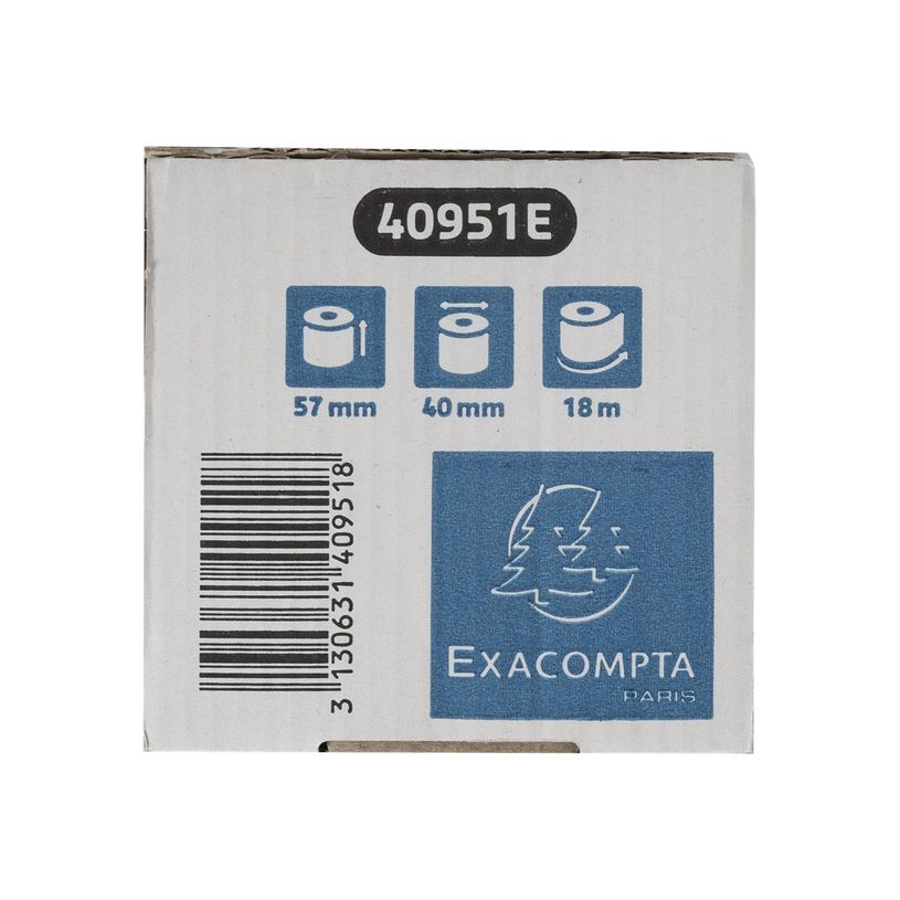3130631409518-Exacompta - 20 Bobines thermiques - rouleaux TPE Safecontact - 1 pli - 57 x 40 x 12 mm - 1-P_400013479_6-3