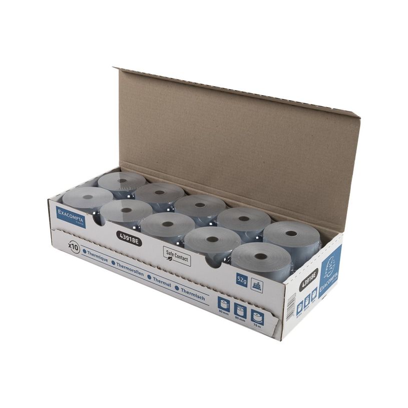 3130630439189-Exacompta - 10 Bobines caisses Safecontact - papier thermique simple couche 80 x 80 mm - 7-P_400013480_8-7