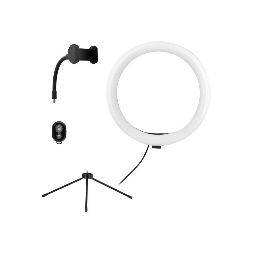 3303170100400-T'nB Influence - Eclairage Anneau LED 10" avec mini trépied pour Smartphone-P_400013483_1-13
