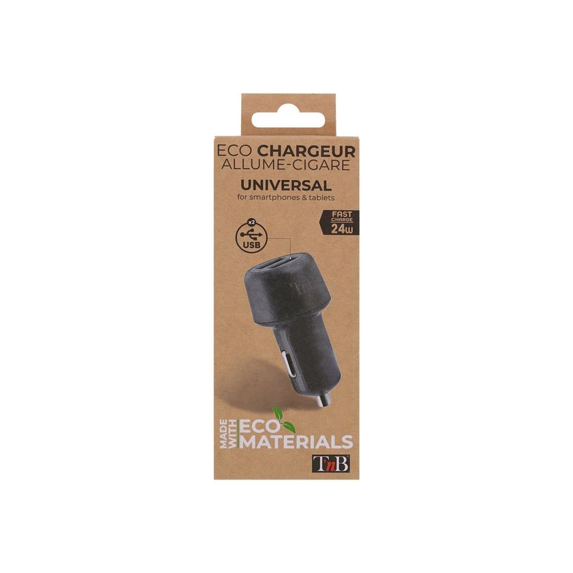 3303170100912-T'nB Eco - chargeur allume-cigare pour smartphone - 2 USB - gris-P_400013491_2-4