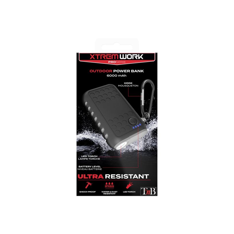 3303170086742-T'nB Xtrem work - Batterie de secours 1USB - 6000mAh - noir-P_400013496_2-5