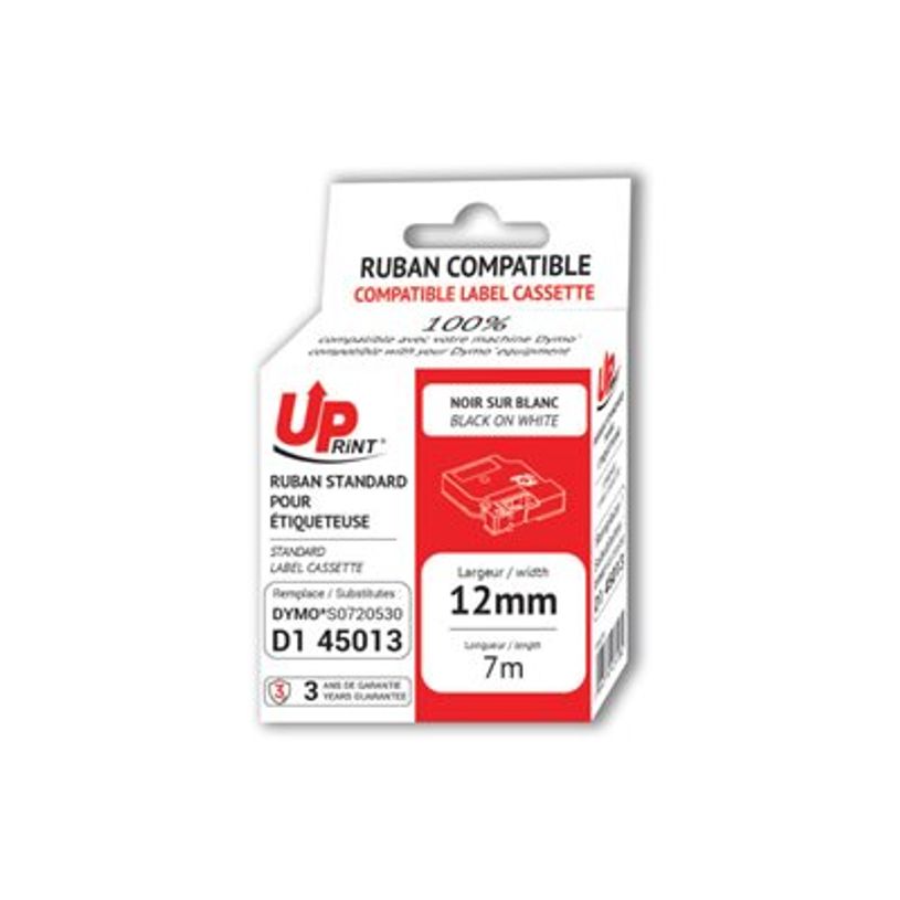 3584770437282-UPrint - Ruban d'étiquettes auto-adhésives pour DYMO 45013 - 1 rouleau (12 mm x 7 m) - f-P_400013508_5-4