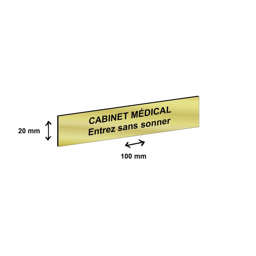 0404000135371-Plaque boîte à lettres personnalisée avec votre texte - 100 x 20 mm - dorée - adhésiv-P_400013537_2-1